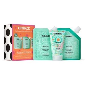 Sephora Beauty Insider 3-Piece Amika The Kure Strength Repair Set, New in Box